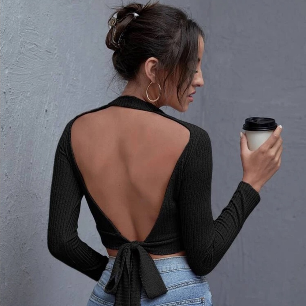 Open-Back Ribbed Top (2 for $10)